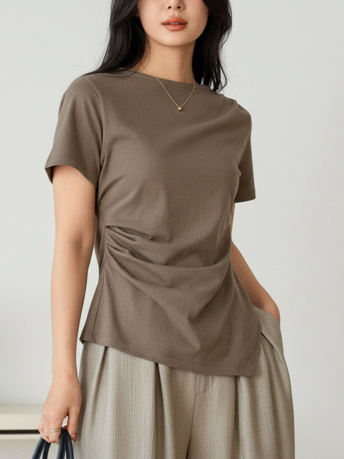 Asymmetric Drape Top