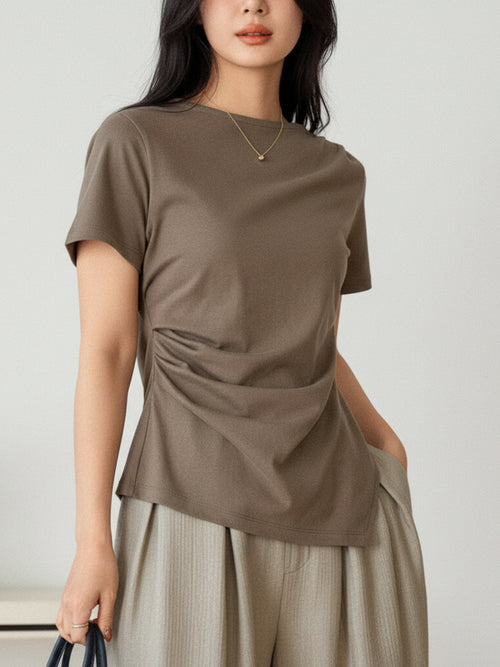 Asymmetric Drape Top