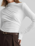 Sculpt High-Neck Top