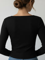 Feminine Ruched Top