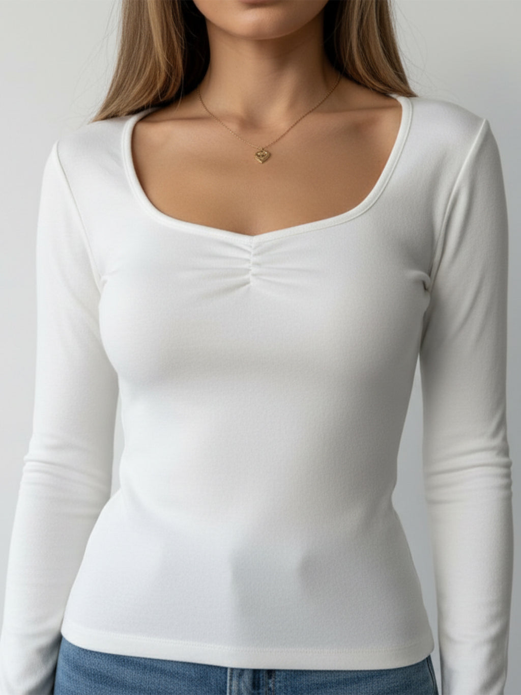 Feminine Ruched Top