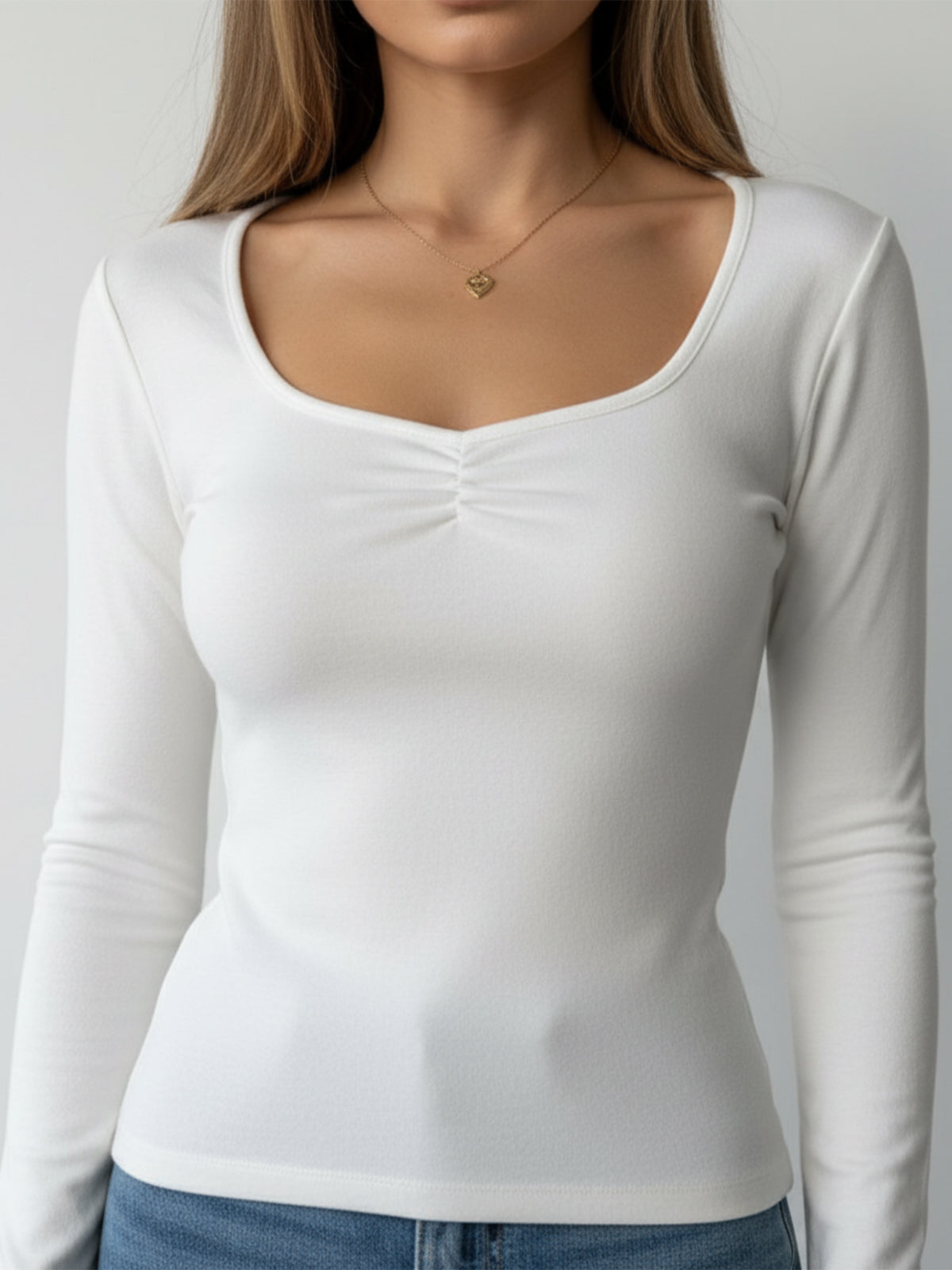 Feminine Ruched Top