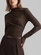 Sculpt High-Neck Top
