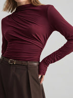 Sculpt High-Neck Top
